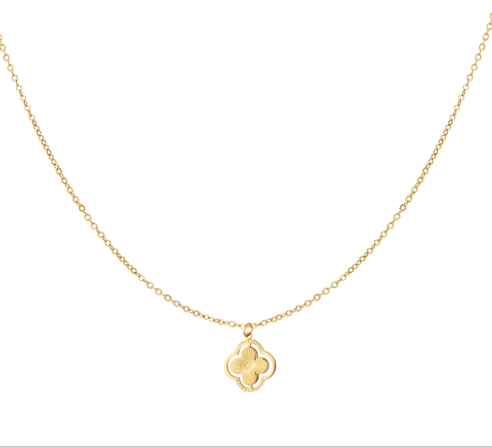 Necklace dubbele klaver