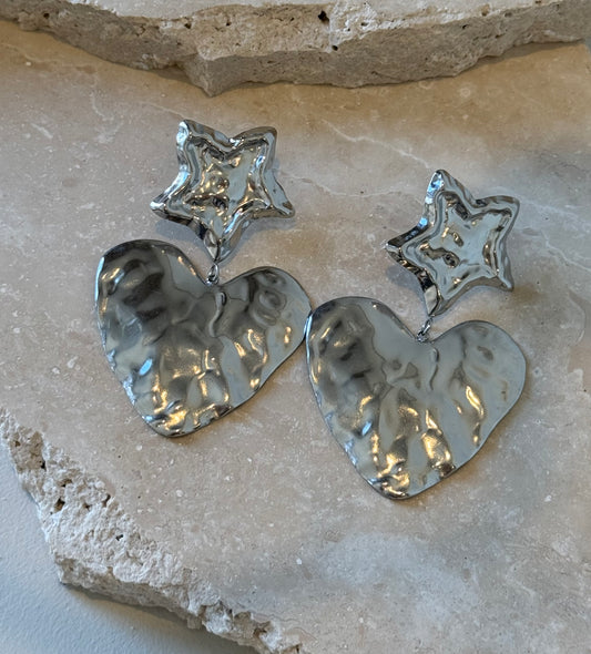 Earring Silver luna