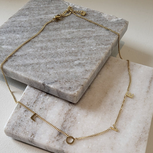 Necklace love small