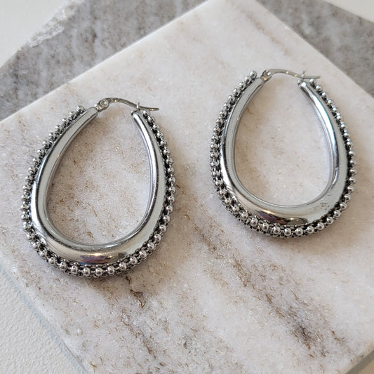 Earring Bali silver