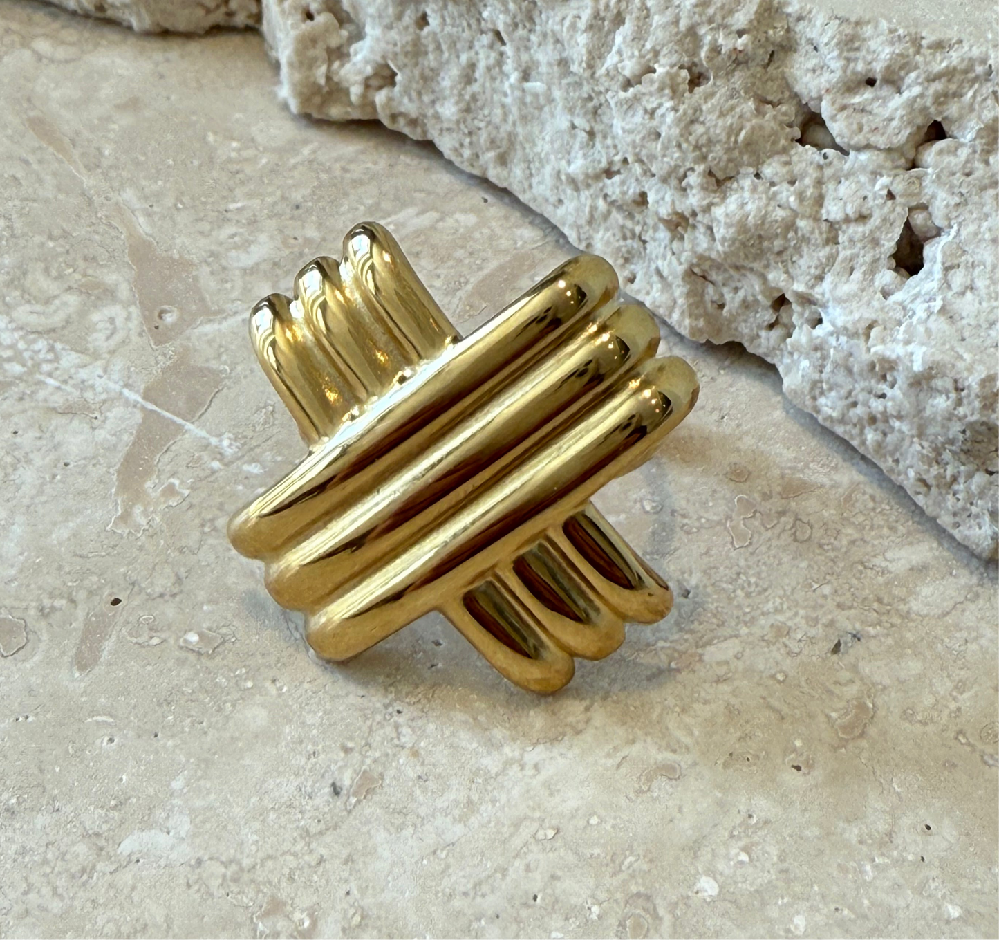 Ring Woven gold
