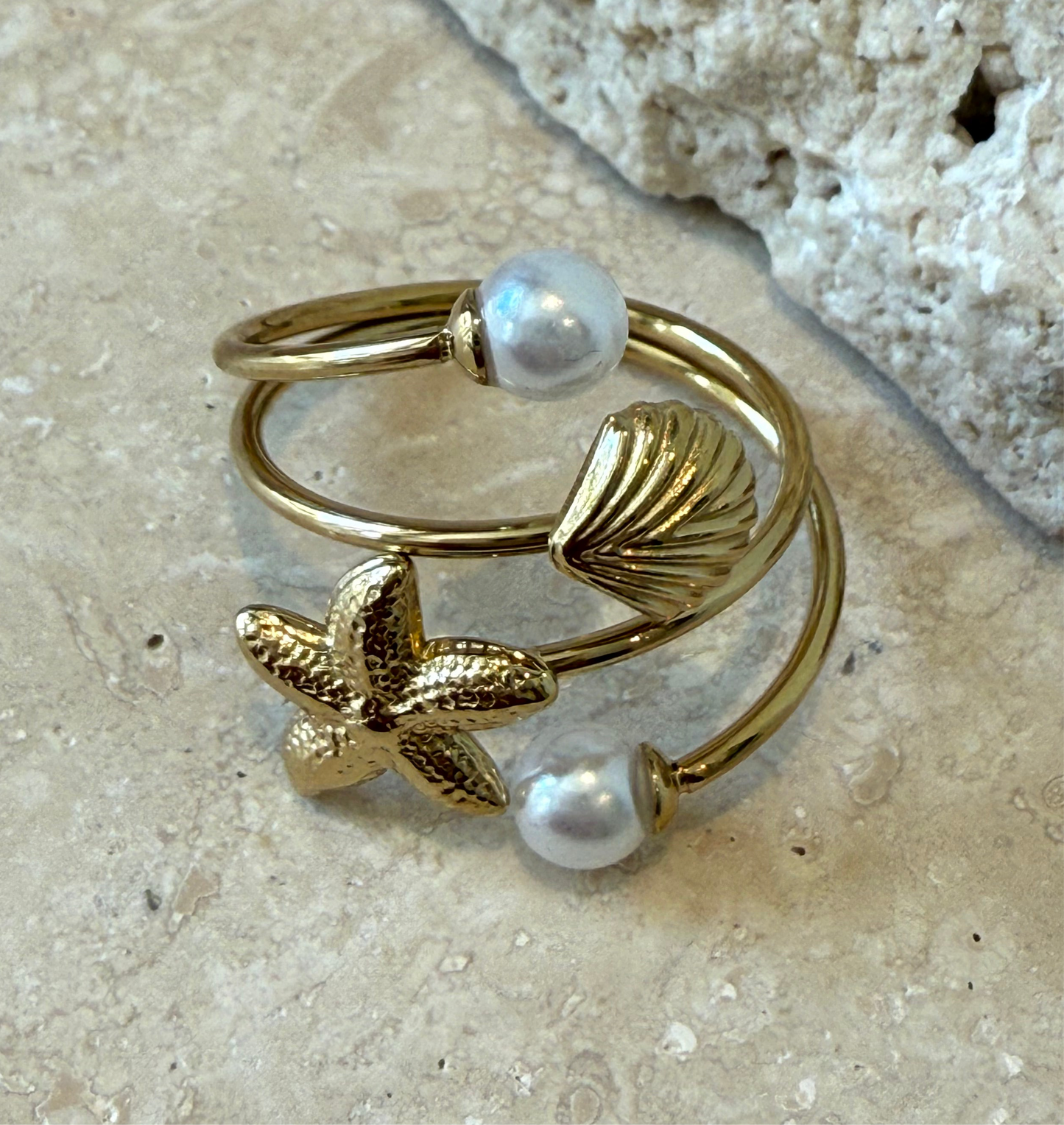 Ring Ocean gold