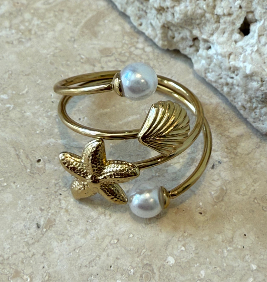 Ring Ocean gold