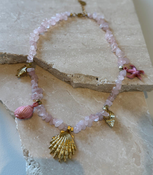 Necklace Ocean pink