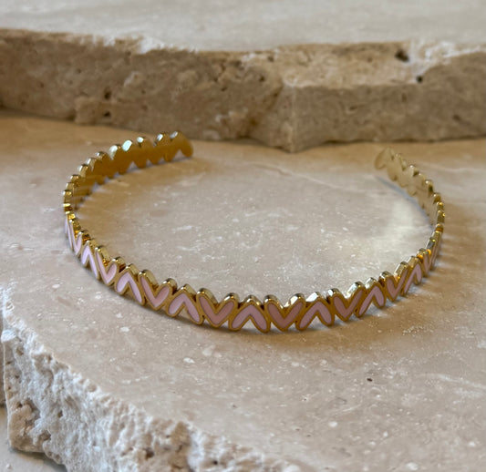 Bracelet Love pink
