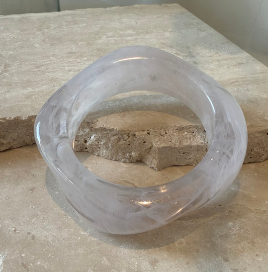 Bracelet blush transparant