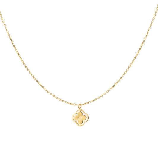 Necklace dubbele klaver