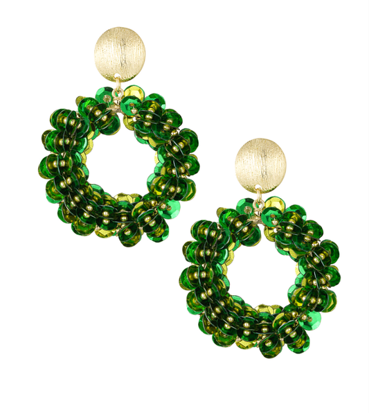 Earring spark green